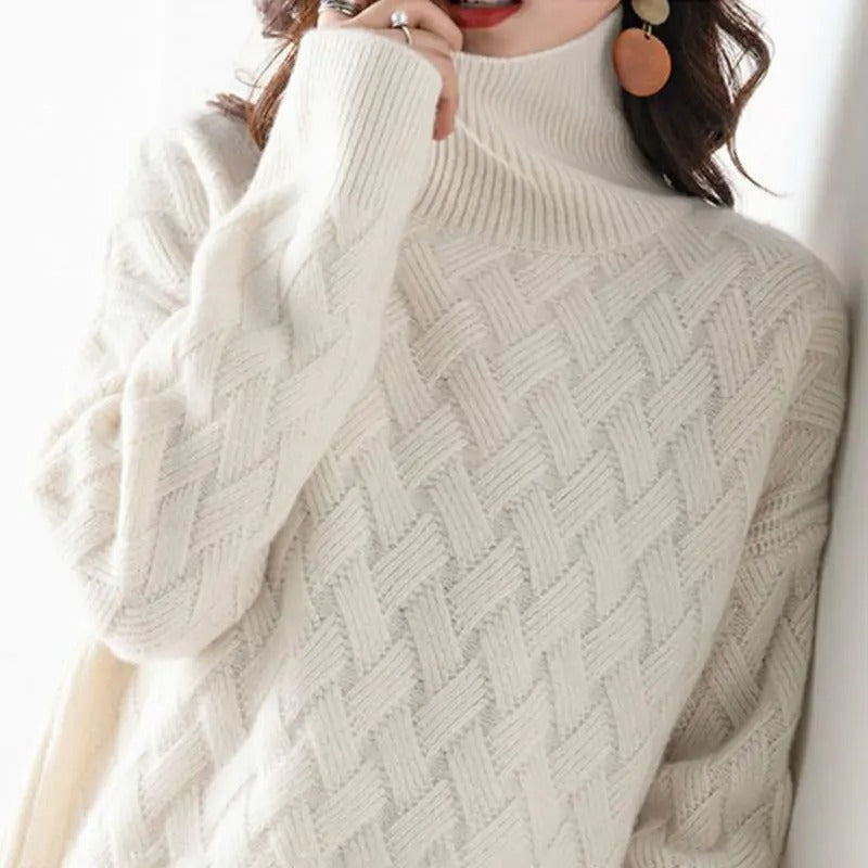 Abigail – Women's Knitted Turtleneck Sweater