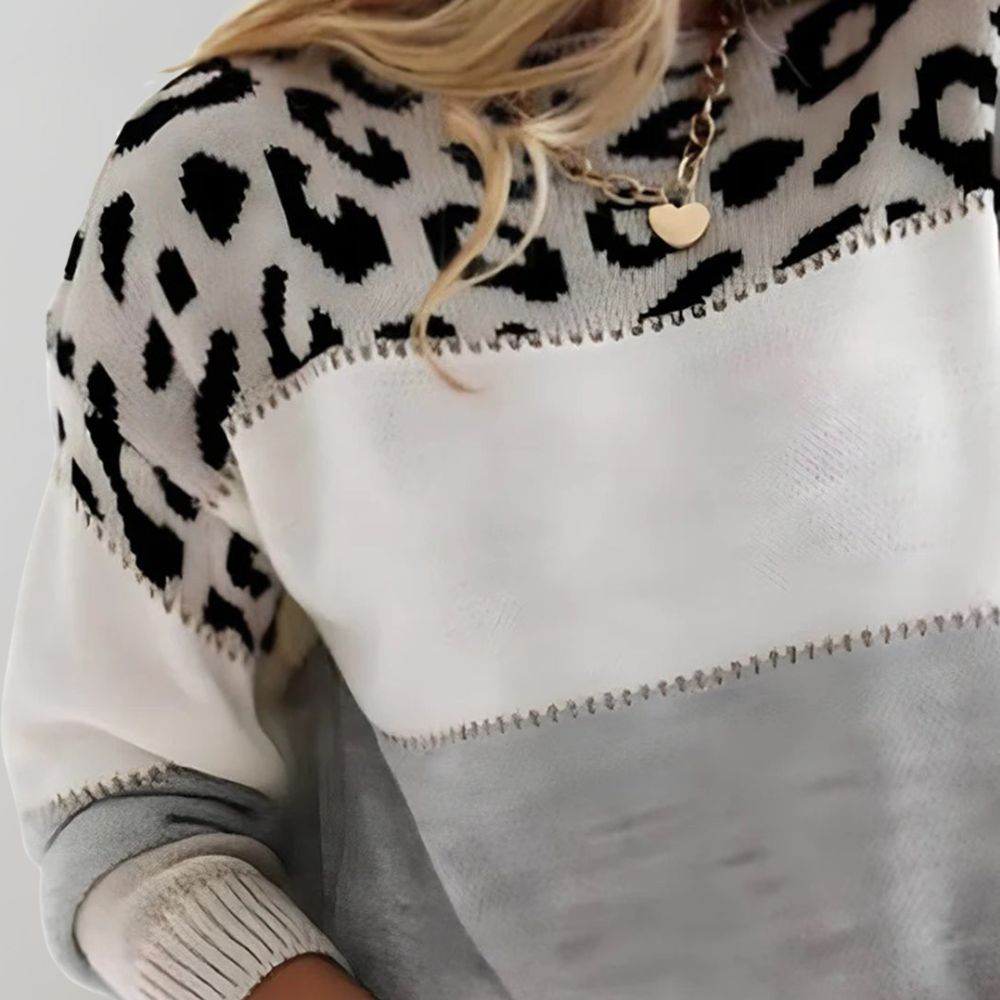Nelly – Women's Leopard Print Sweater