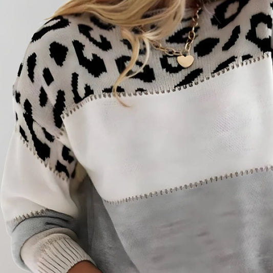 Nelly – Women's Leopard Print Sweater