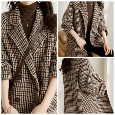 Margot – Women's Checkered Jacket