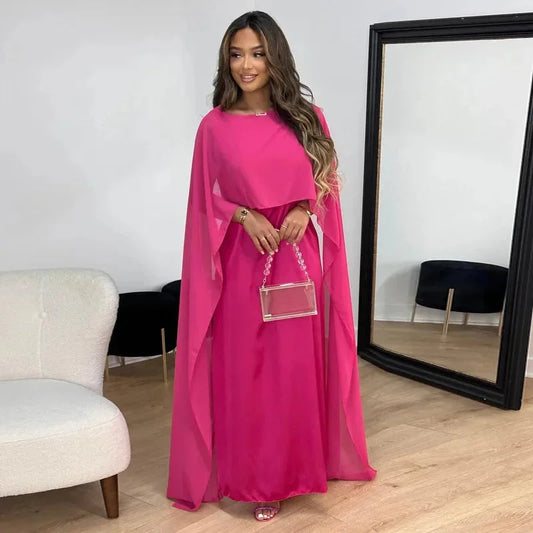 Ayla – Women's Refined Cape Maxi Dress
