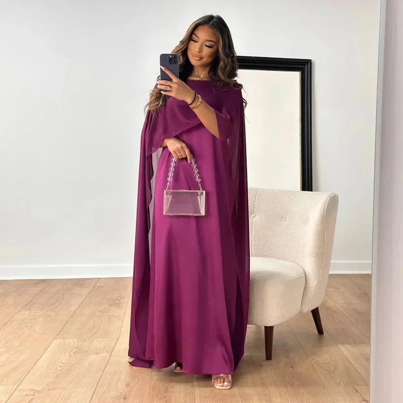 Ayla – Women's Refined Cape Maxi Dress