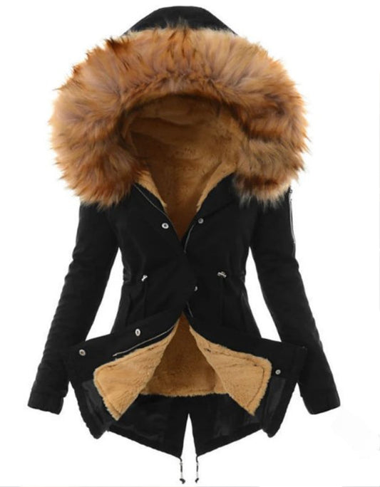 Eleanor – Modern Warm Faux Fur Winter Coat