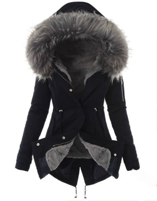 Eleanor – Modern Warm Faux Fur Winter Coat