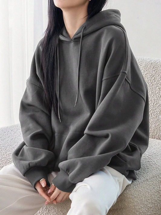Eleanor – Drop Shoulder Long Sleeve Hoodie for Women