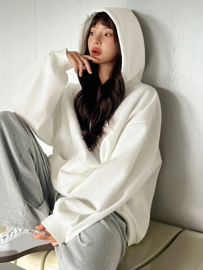Eleanor – Drop Shoulder Long Sleeve Hoodie for Women