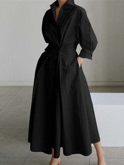 Tallulah – Long Dress with Buttons
