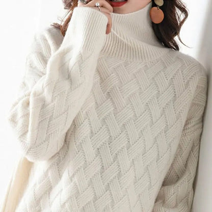 Abigail – Women's Knitted Turtleneck Sweater