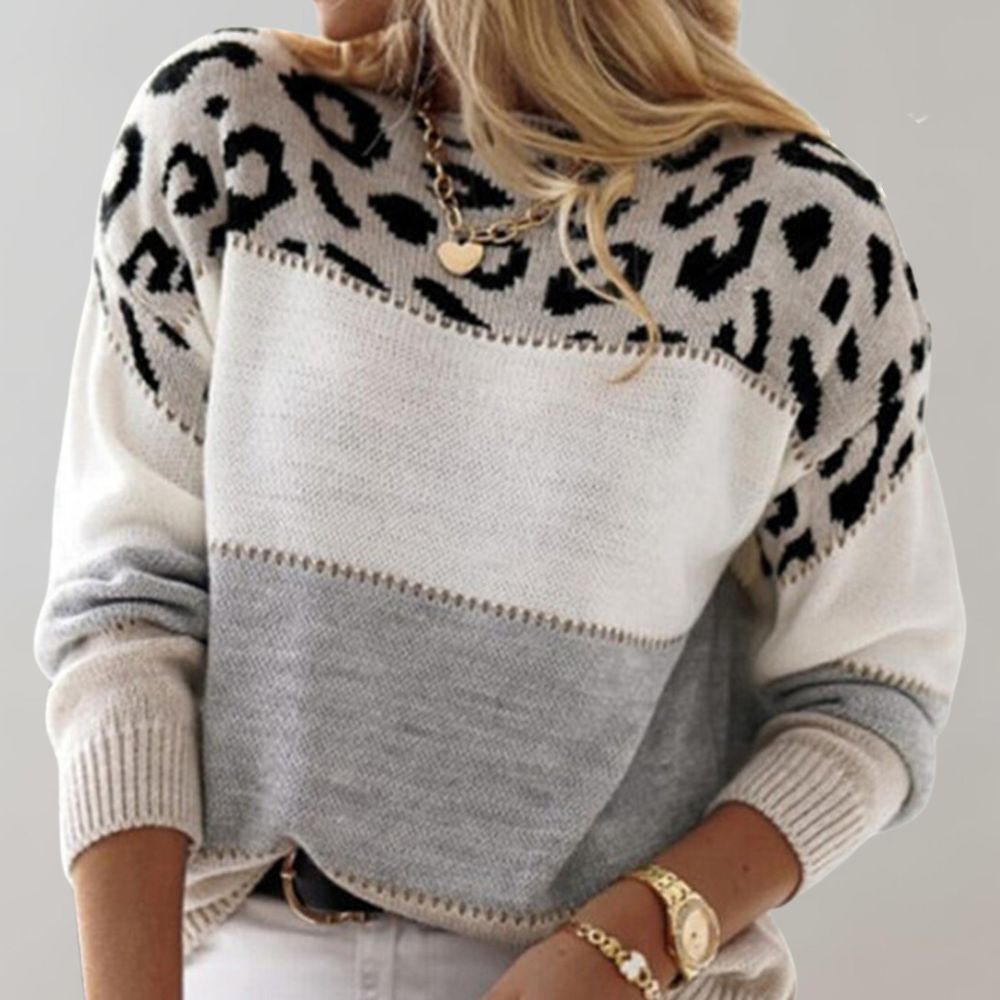 Nelly – Women's Leopard Print Sweater