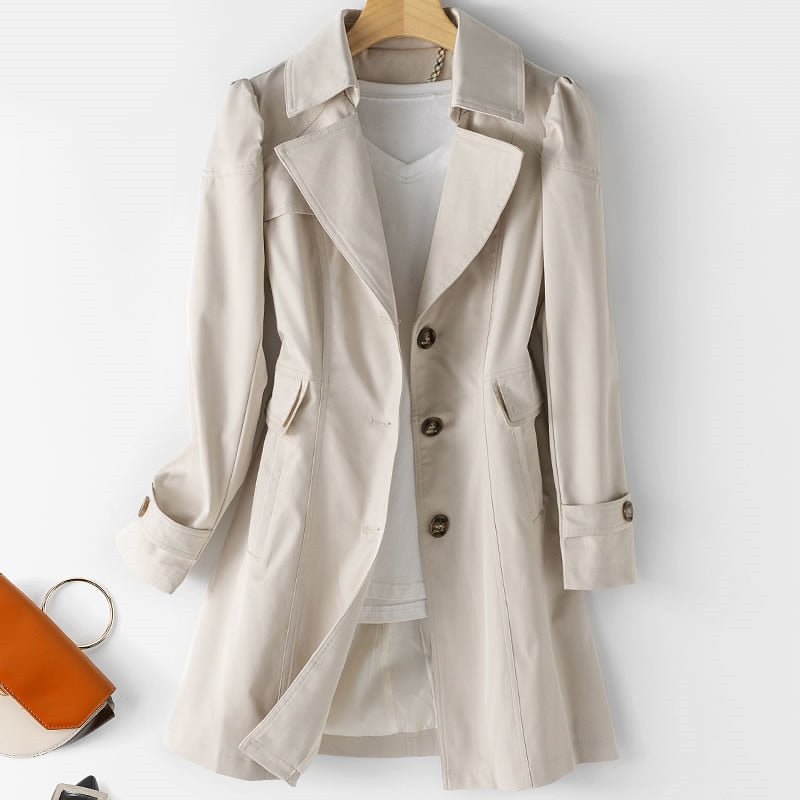 Imogen – Women’s Button-Up Trench Coat