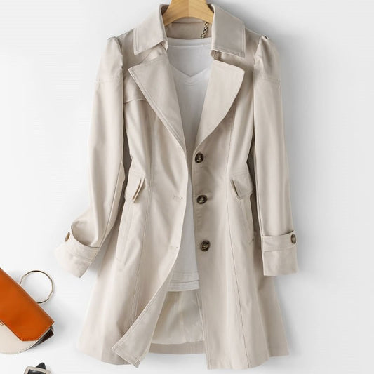 Imogen – Women’s Button-Up Trench Coat