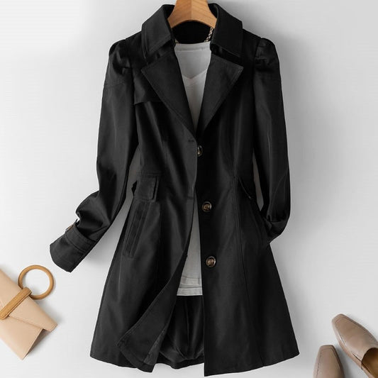 Imogen – Women’s Button-Up Trench Coat