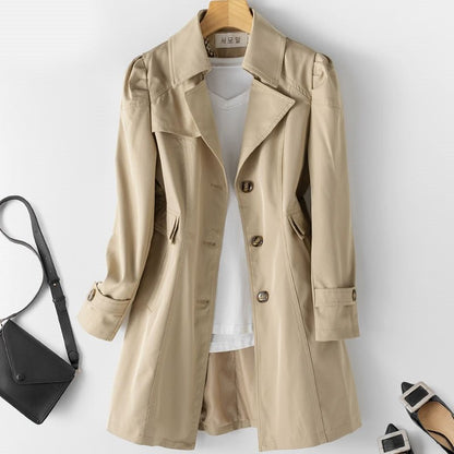 Imogen – Women’s Button-Up Trench Coat
