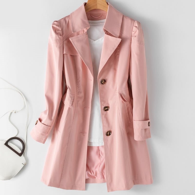 Imogen – Women’s Button-Up Trench Coat