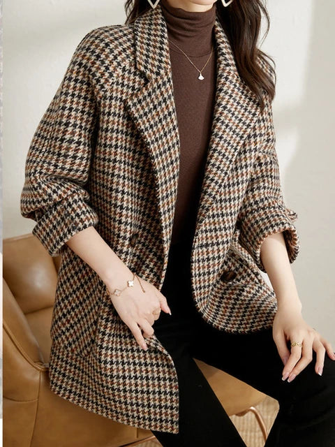 Margot – Women's Checkered Jacket