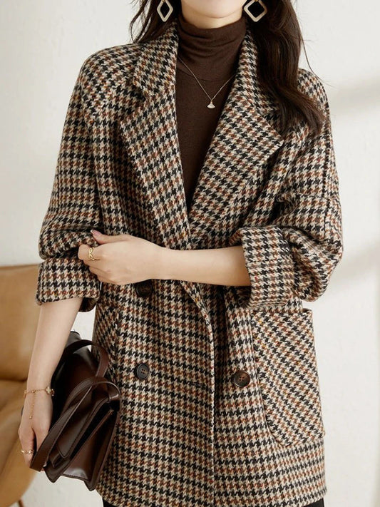 Margot – Women's Checkered Jacket