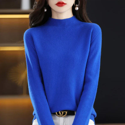 Ruby – Crew Neck Knit Sweater for Women