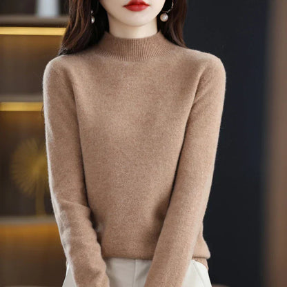 Ruby – Crew Neck Knit Sweater for Women