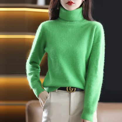 Kennedy – Women's Chic Knit Turtleneck Pullover