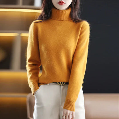 Kennedy – Women's Chic Knit Turtleneck Pullover