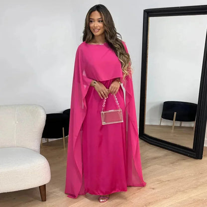 Ayla – Women's Refined Cape Maxi Dress