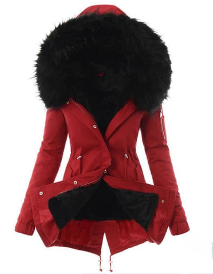 Eleanor – Modern Warm Faux Fur Winter Coat