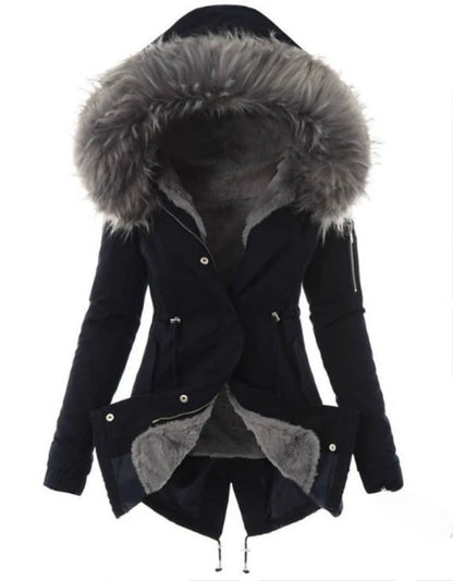 Eleanor – Modern Warm Faux Fur Winter Coat